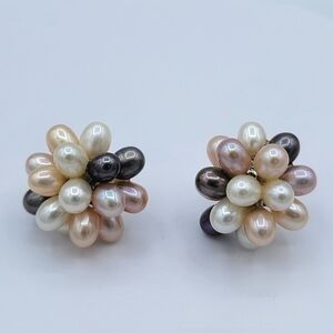 Pearl Cluster Earrings #2282
